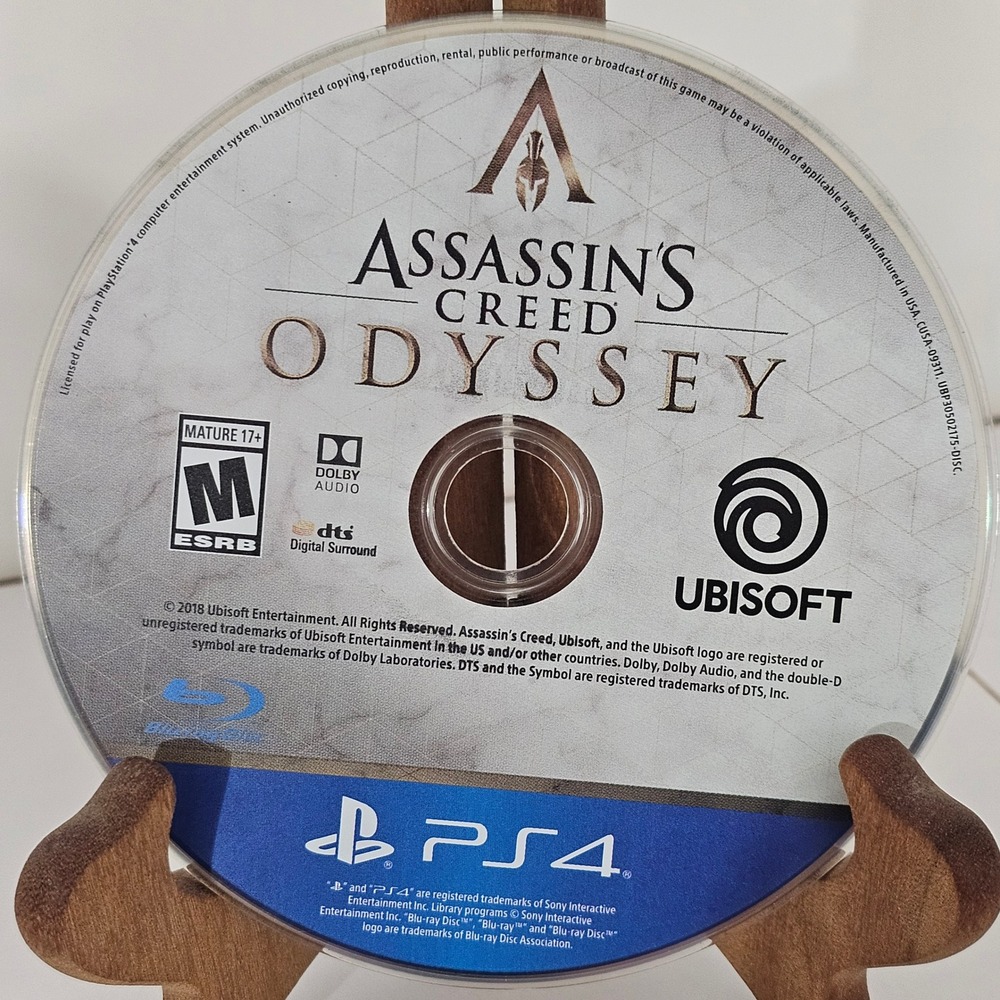 Assassins Creed Odyssey PS4 PlayStation 4 Ubisoft Action RPG Disc Only